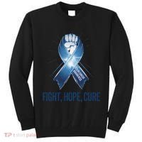 Colon Cancer Awareness - Fight Hope Cure Tall Sweatshirt thumb 0