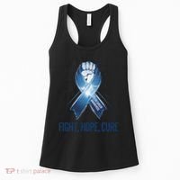 Colon Cancer Awareness - Fight Hope Cure Women's Tank Top thumb 0