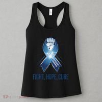 Colon Cancer Awareness - Fight Hope Cure Women's Tank Top thumb 3