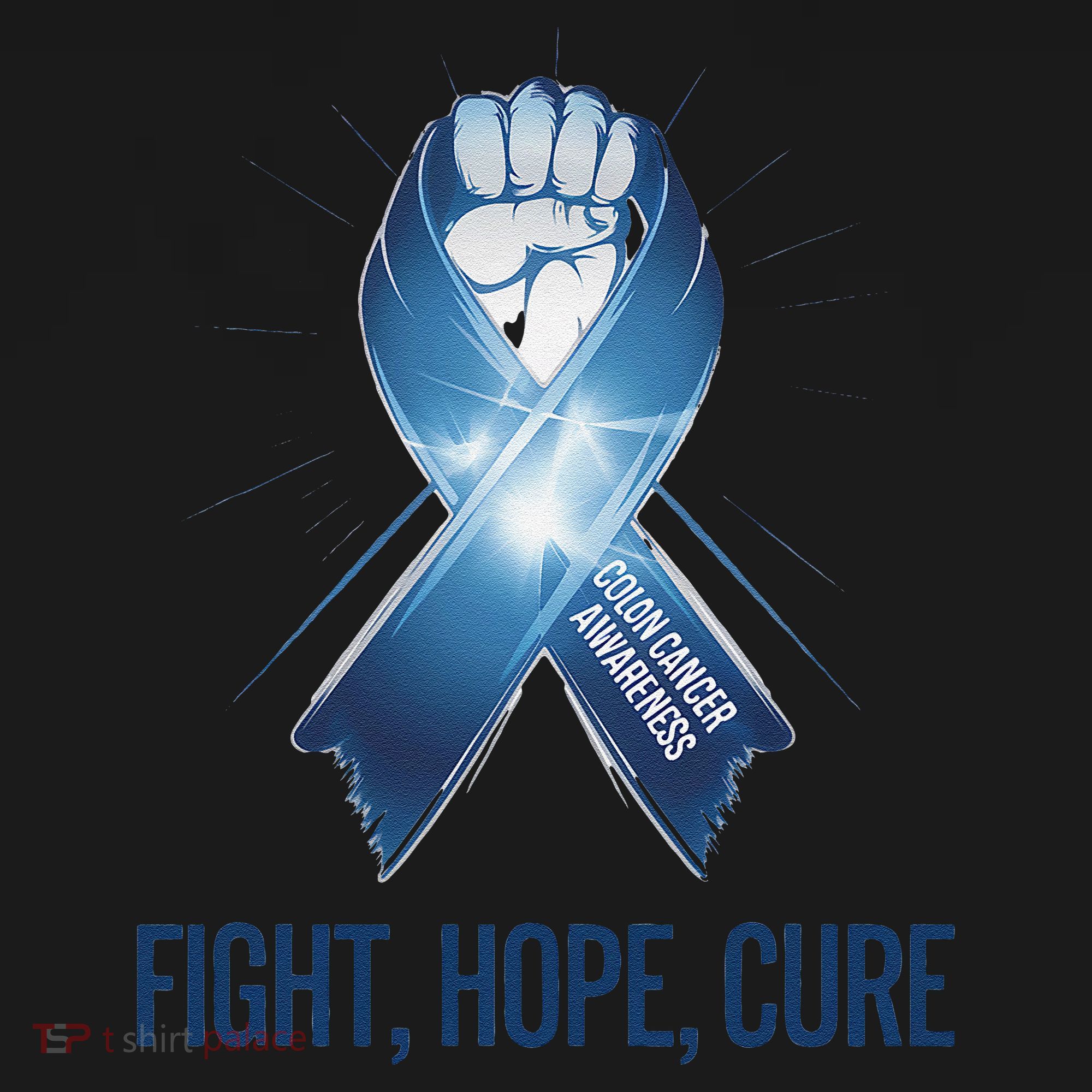 Colon Cancer Awareness - Fight Hope Cure Baby Bodysuit
