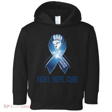Colon Cancer Awareness - Fight Hope Cure Toddler Hoodie