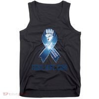 Colon Cancer Awareness - Fight Hope Cure Tank Top thumb 0