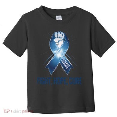 Colon Cancer Awareness - Fight Hope Cure Toddler T-Shirt