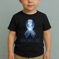 Colon Cancer Awareness - Fight Hope Cure Toddler T-Shirt thumb 2
