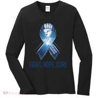 Colon Cancer Awareness - Fight Hope Cure Women's Long Sleeve Shirt thumb 0
