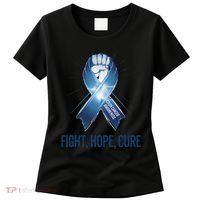 Colon Cancer Awareness - Fight Hope Cure Women's T-Shirt thumb 0