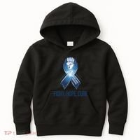 Colon Cancer Awareness - Fight Hope Cure Kids Hoodie thumb 0