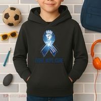 Colon Cancer Awareness - Fight Hope Cure Kids Hoodie thumb 2