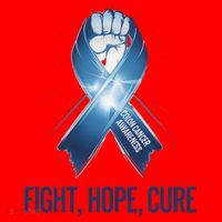 Colon Cancer Awareness - Fight Hope Cure Santa Hat thumb 1