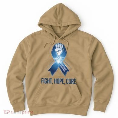 Colon Cancer Awareness - Fight Hope Cure Hoodie