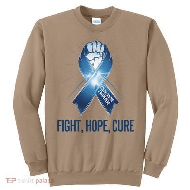 Colon Cancer Awareness - Fight Hope Cure Sweatshirt
