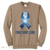 Colon Cancer Awareness - Fight Hope Cure Sweatshirt thumb 0