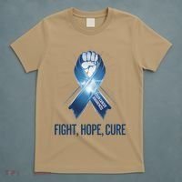 Colon Cancer Awareness - Fight Hope Cure T-Shirt thumb 5