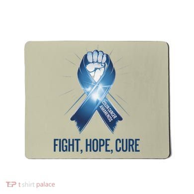Colon Cancer Awareness - Fight Hope Cure Mousepad