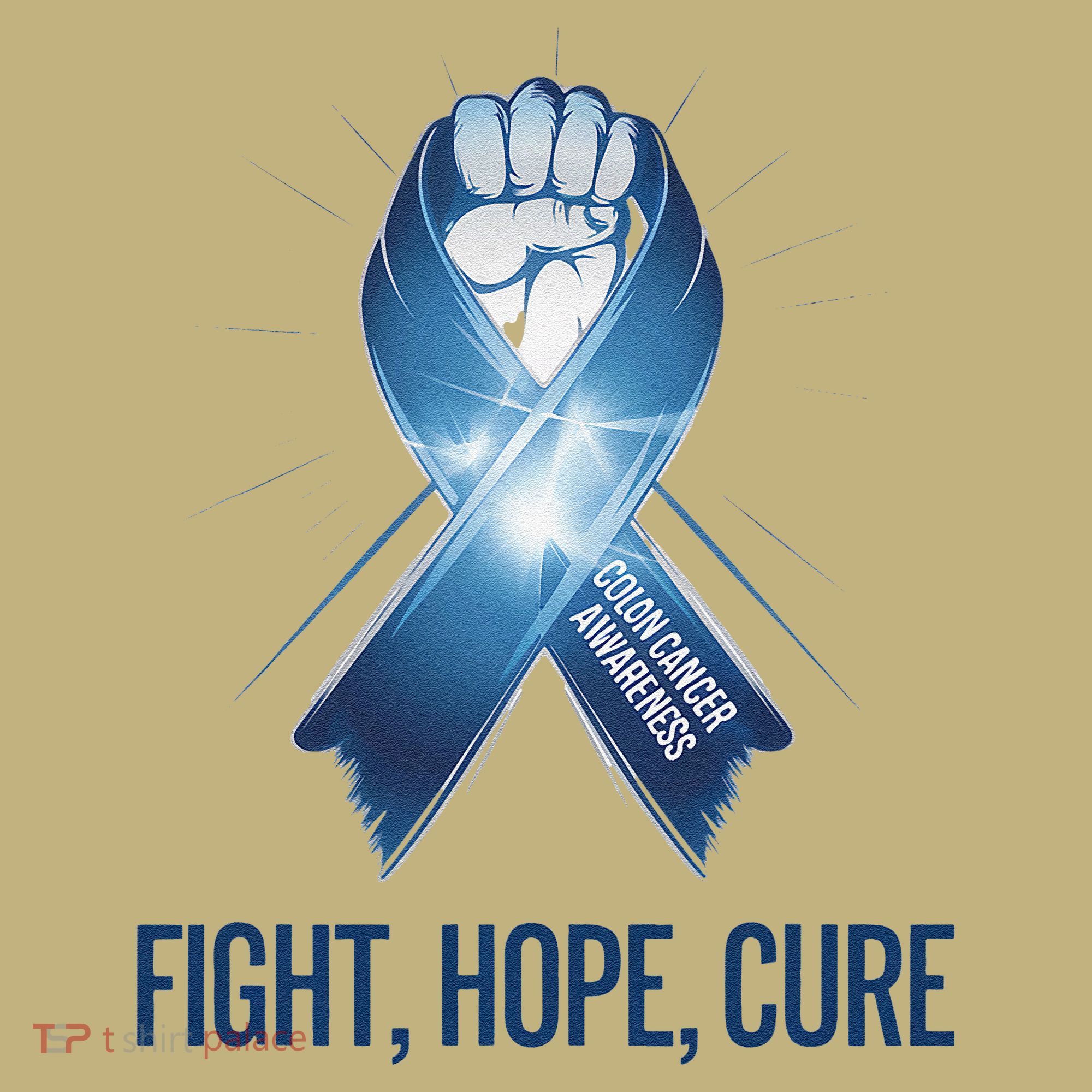 Colon Cancer Awareness - Fight Hope Cure Mousepad