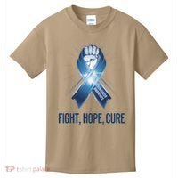 Colon Cancer Awareness - Fight Hope Cure Kids T-Shirt thumb 0