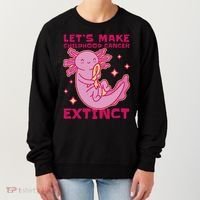 Childhood Cancer Awareness Axolotl Women's Sweatshirt thumb 0