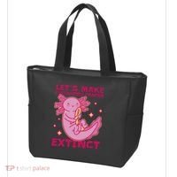 Childhood Cancer Awareness Axolotl Tote Bag thumb 3