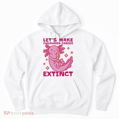 Childhood Cancer Awareness Axolotl Hoodie