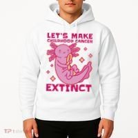 Childhood Cancer Awareness Axolotl Hoodie thumb 2