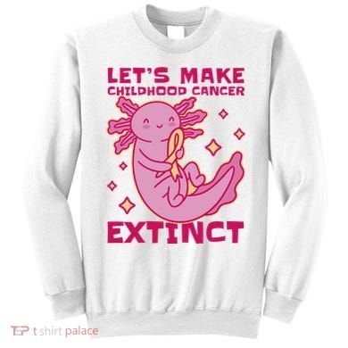 Childhood Cancer Awareness Axolotl Sweatshirt