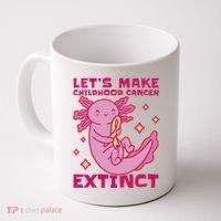 Childhood Cancer Awareness Axolotl Coffee Mug thumb 0