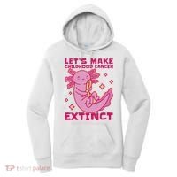 Childhood Cancer Awareness Axolotl Women's Hoodie thumb 0