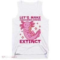 Childhood Cancer Awareness Axolotl Tank Top thumb 0