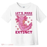 Childhood Cancer Awareness Axolotl Toddler T-Shirt thumb 0