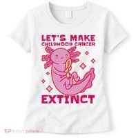 Childhood Cancer Awareness Axolotl Women's T-Shirt thumb 0