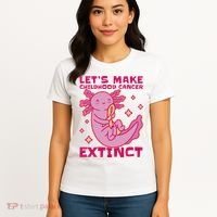 Childhood Cancer Awareness Axolotl Women's T-Shirt thumb 4