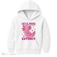 Childhood Cancer Awareness Axolotl Kids Hoodie thumb 0