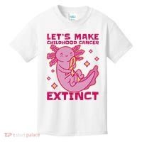 Childhood Cancer Awareness Axolotl Kids T-Shirt thumb 0