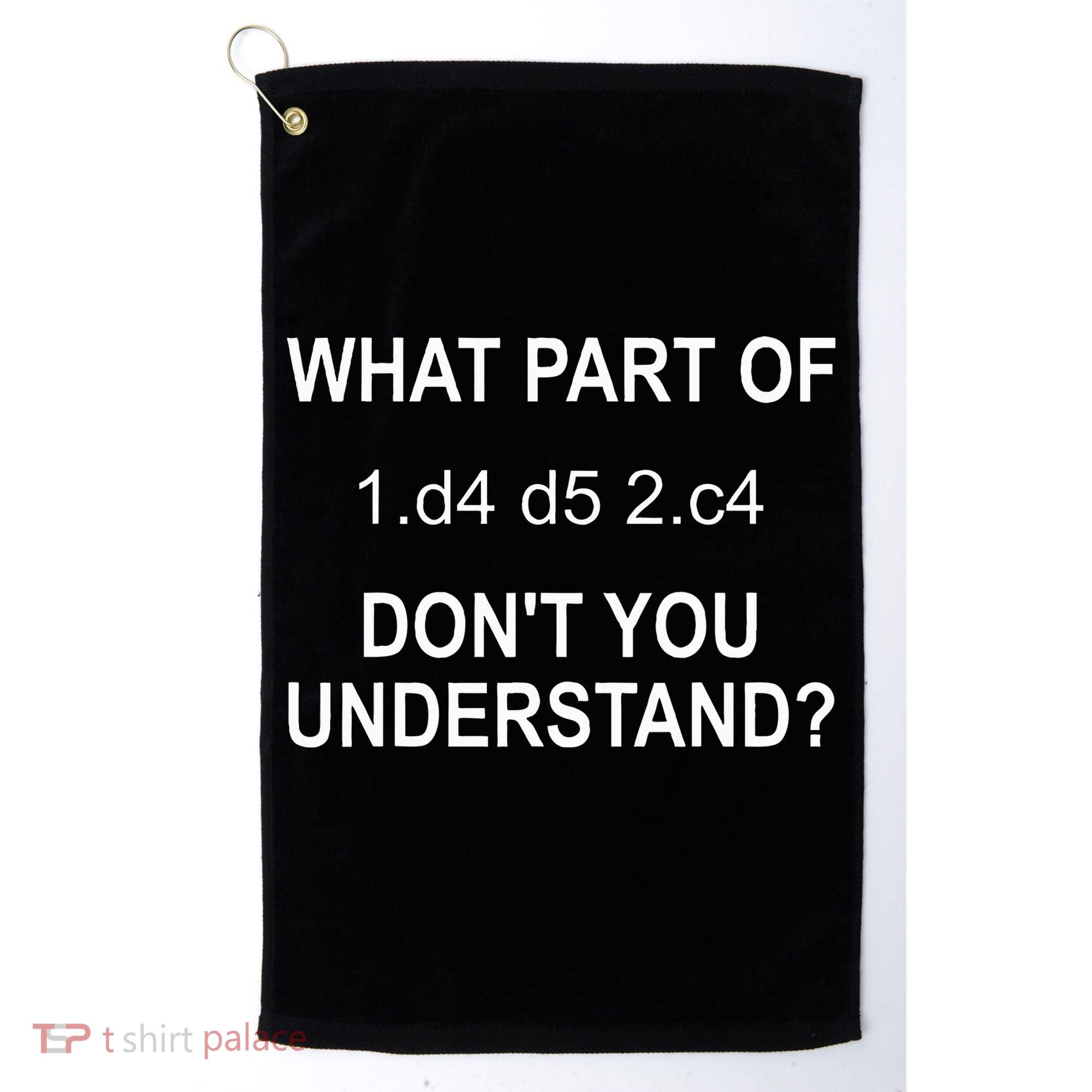 Cool Chess Art Chess Lover Chess Player Golf Towel