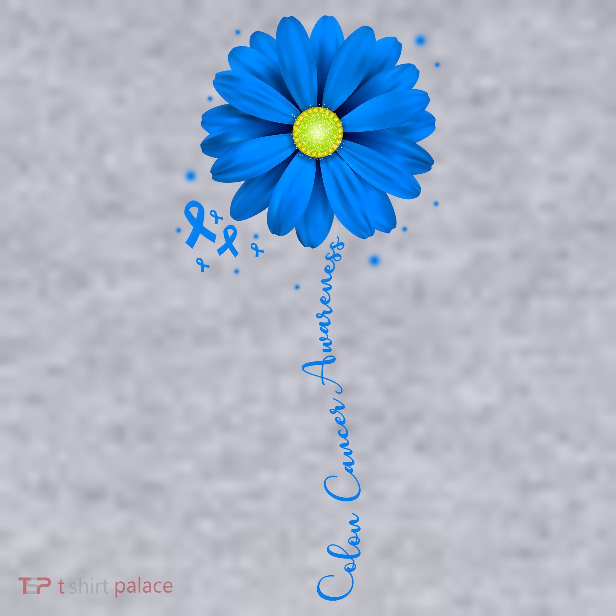 Colon Cancer Awareness Ribbon Daisy Women's Sweatshirt