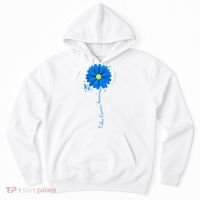 Colon Cancer Awareness Ribbon Daisy Hoodie thumb 0
