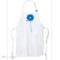 Colon Cancer Awareness Ribbon Daisy Apron thumb 0