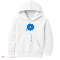 Colon Cancer Awareness Ribbon Daisy Kids Hoodie thumb 0