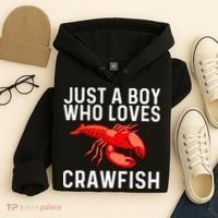 Cool Crawfish Art For Lobster Crawdad Boil Food Hoodie thumb 4