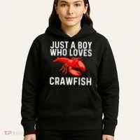 Cool Crawfish Art For Lobster Crawdad Boil Food Hoodie thumb 5