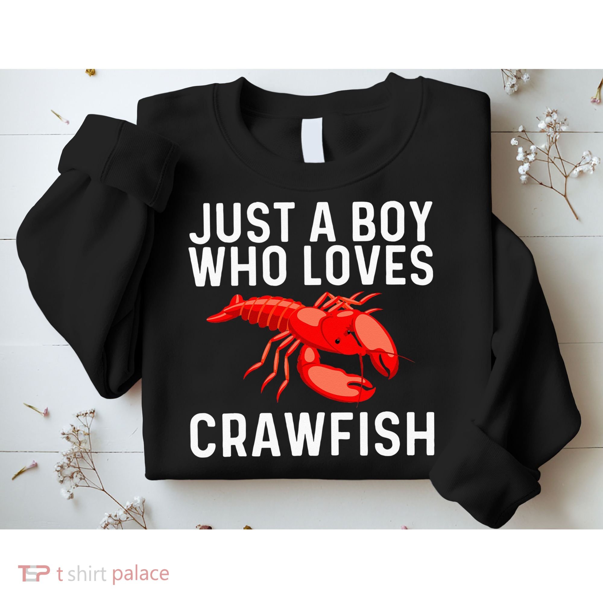 Cool Crawfish Art For Lobster Crawdad Boil Food Sweatshirt