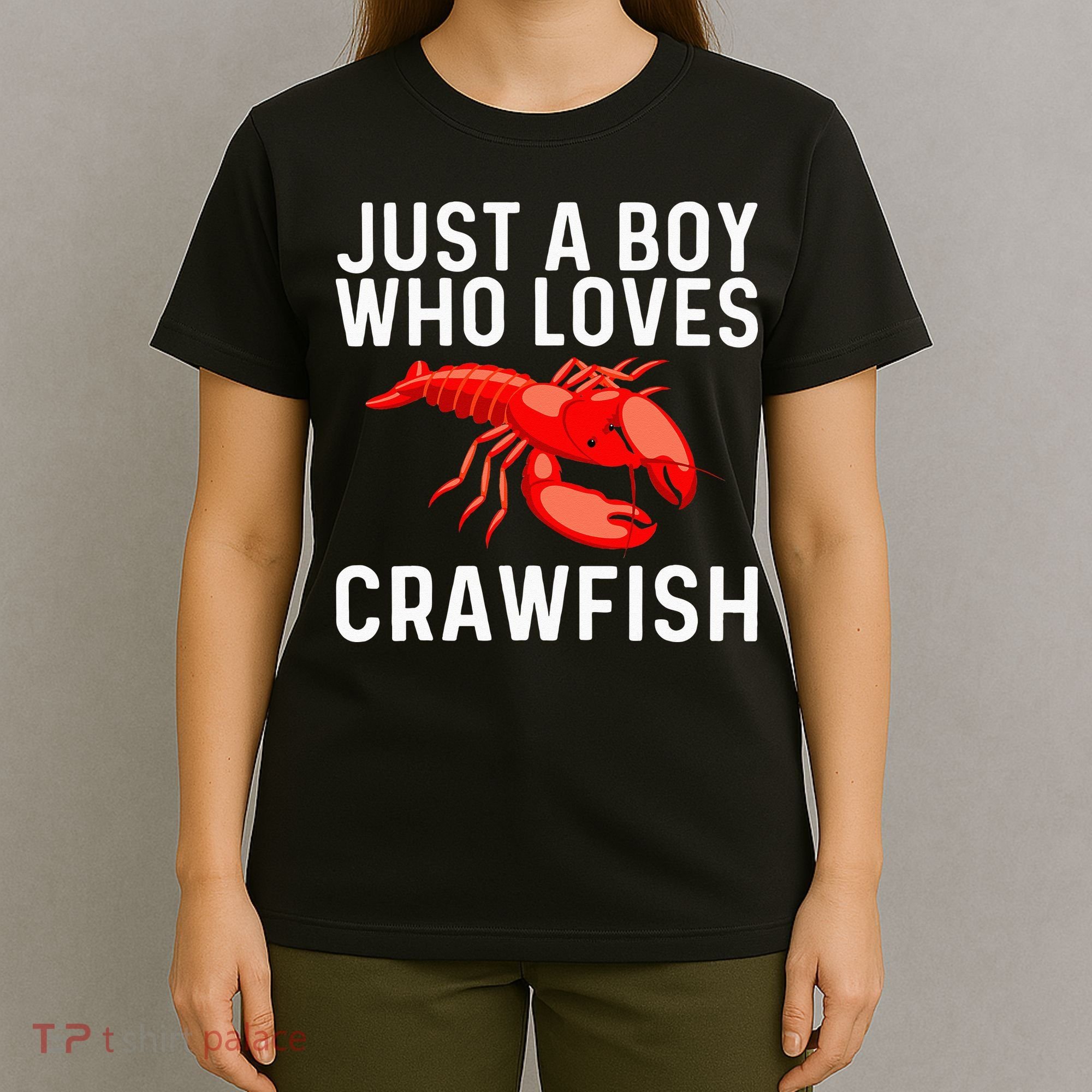 Cool Crawfish Art For Lobster Crawdad Boil Food T-Shirt