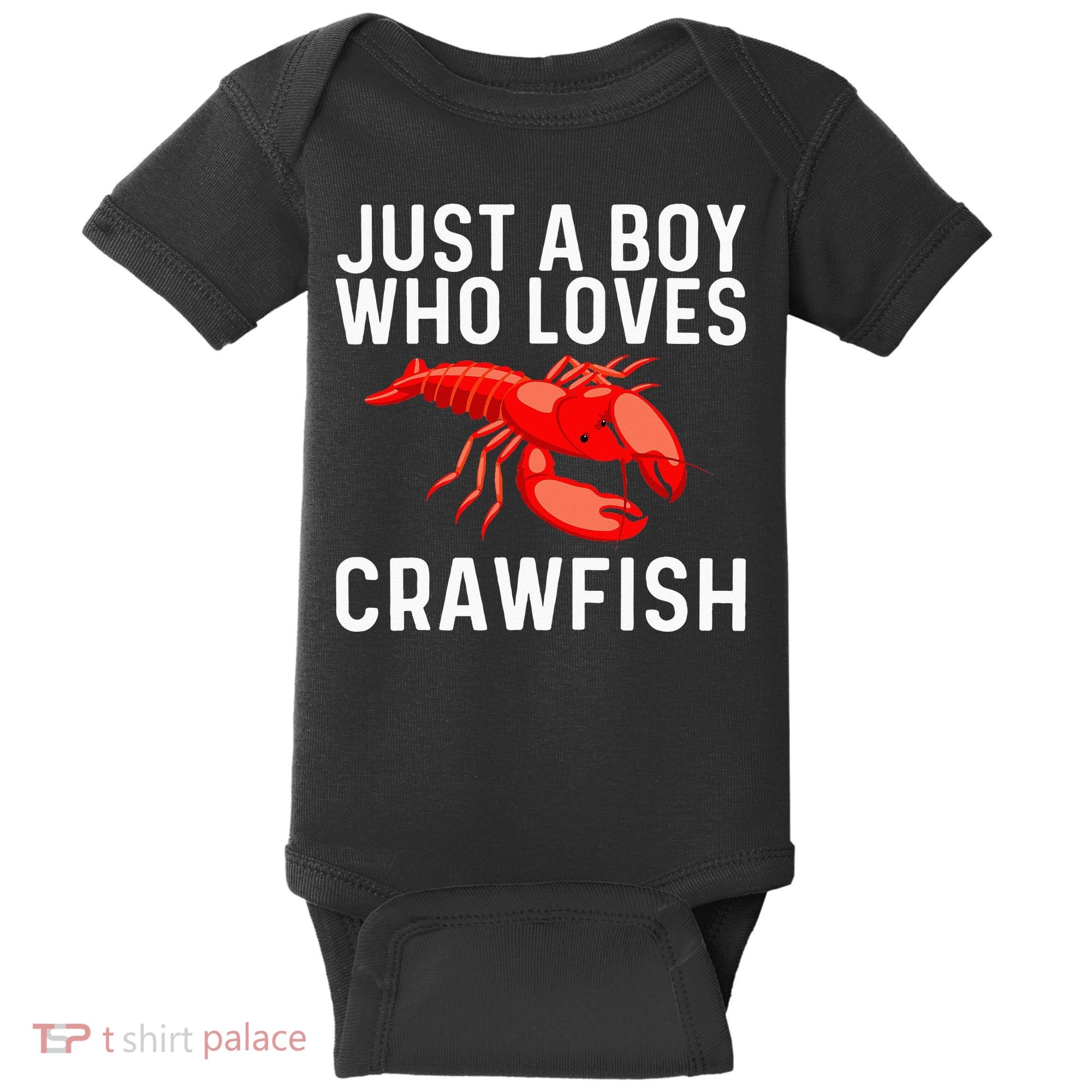 Cool Crawfish Art For Lobster Crawdad Boil Food Baby Bodysuit