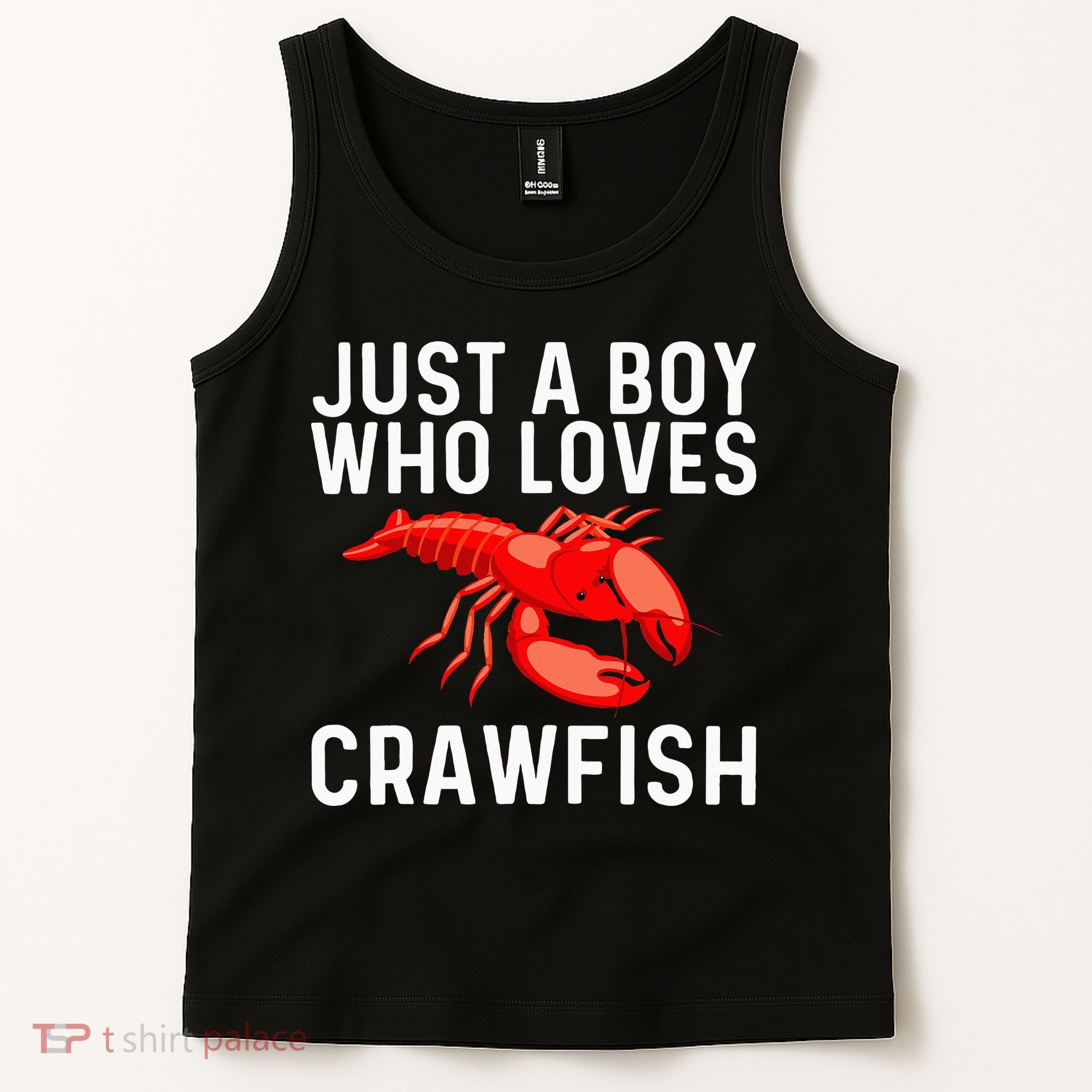 Cool Crawfish Art For Lobster Crawdad Boil Food Tank Top