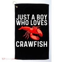 Cool Crawfish Art For Lobster Crawdad Boil Food Golf Towel thumb 0