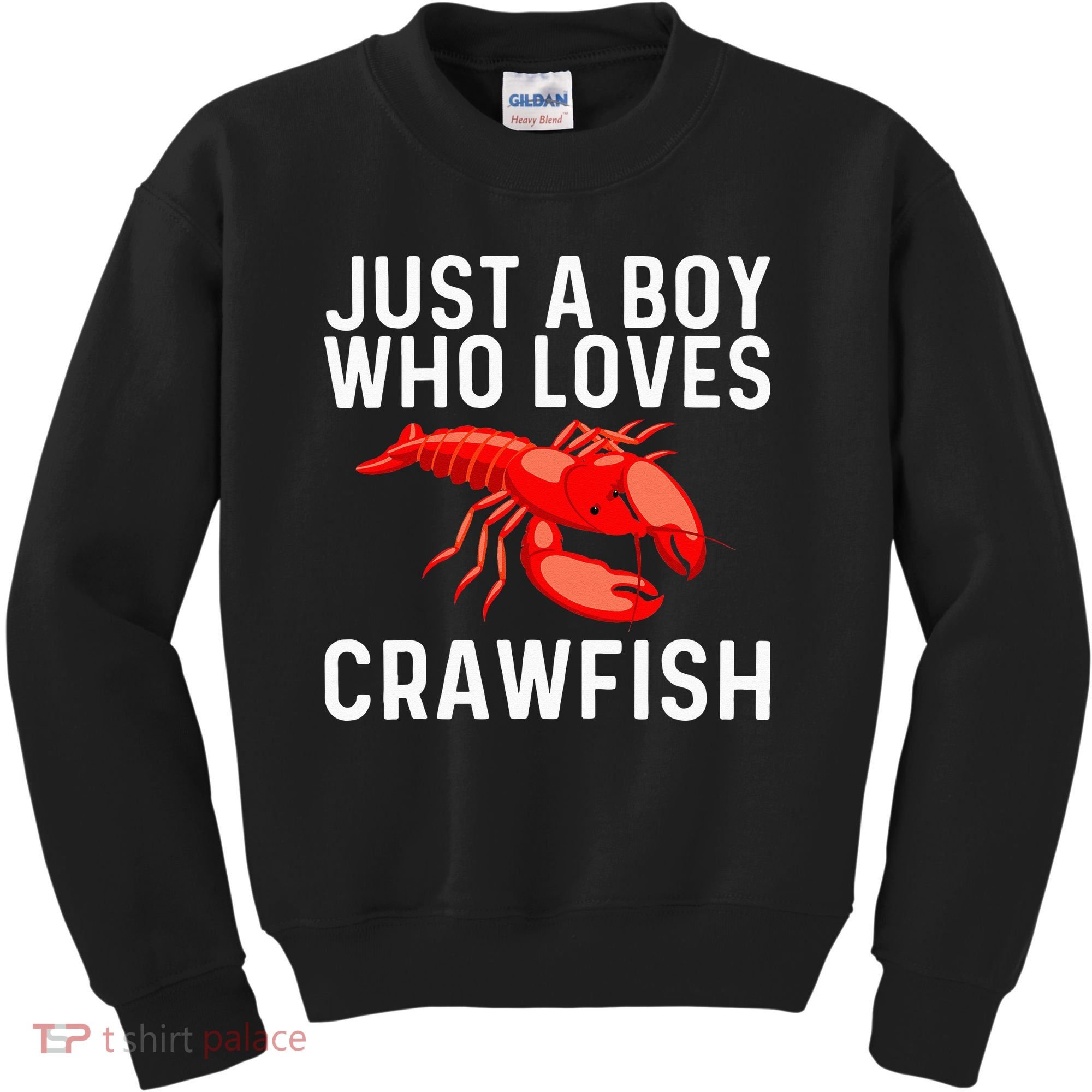 Cool Crawfish Art For Lobster Crawdad Boil Food Kids Sweatshirt