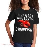 Cool Crawfish Art For Lobster Crawdad Boil Food Kids T-Shirt thumb 2