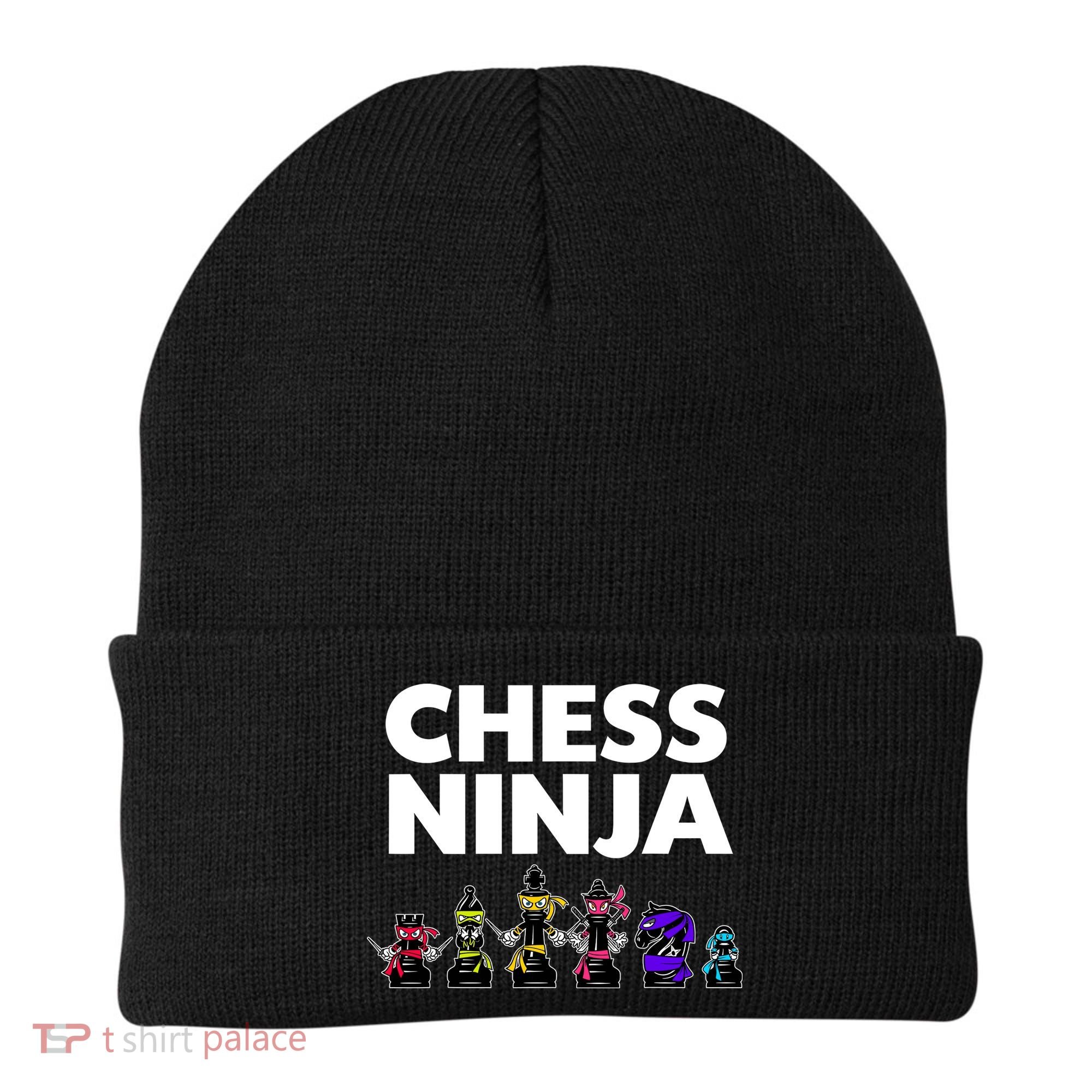 Cool Chess Art For Boy Chess Player Chess Lovers Beanie
