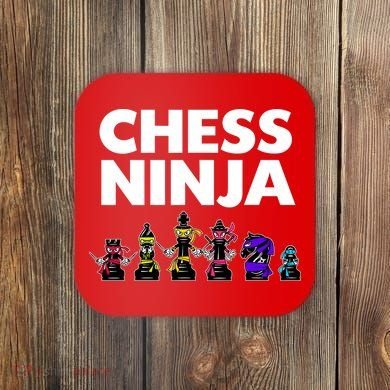 Cool Chess Art For Boy Chess Player Chess Lovers Coaster
