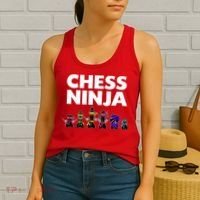 Cool Chess Art For Boy Chess Player Chess Lovers Women's Tank Top thumb 2